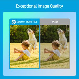 HP Sprocket Studio Plus WiFi Photo Printer – Portable Instant Prints