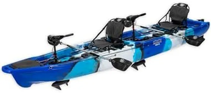 Brooklyn Kayak Company PK14 Kayak with Trolling Motor (BlueCamo)