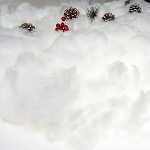 Rocinha Fake Snow Decoration 15 Ounce Artificial Snow for Christmas Village Display Fluffy Faux Snow for Table Christmas Tree White Christmas Decorations