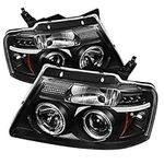 Spyder Auto Ford F150 Version 2 Black Halogen LED Projector Headlight