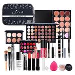 Fawoonu Makeup Kit for Women Full Kit, Multipurpose All in One Makeup Gift Set with Eyeshadow Palette Lipstick Concealer Blush Mascara Eyeliner Face Powder Lipgloss Brush