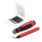 AFA Tooling Deburring Tool with Blade and 10 Extra Blades and Countersink Hand Reamer