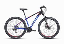 Montra BACKBEAT 7X3 Geared with Disc 27.5 Nickel Blue and Black with Neon Orange and Grey 41.91 Inches, Boys , Mountain Bike , Geared cycle