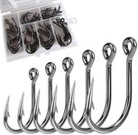 60PCS/Box DERKERL Circle Fishing Ho