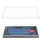 Geekria 65% Keyboard Dust Cover, Clear Acrylic Keypads Cover for 68 Keys Computer Mechanical Keyboard with Knob, Compatible with Keychron Q2, Keychron Q2 Pro, Keychron V2, GK GAMAKAY LK67 65%