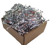 Shredded Paper for Packing, Paper Fillers for Packaging , Shredded Paper, 100 gms, Decorative Paper Fillers for DIY Crafts, Gift Wrapping, Easter Basket, Christmas - Polyester Paper Film ( Metallic Silver )