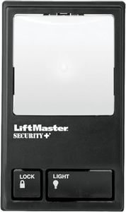 LiftMaster 78LM - Garage Door Opener with Lighting Control - Compatible Only with Security+ 2.0 Garage Door Openers - Wall-Mounted for Convenience - Wired Connectivity for Power Source, Black