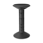 Storex Active Tilt Stool, Ergonomic Seating for Flexible Office Space and Standing Desks, Adjustable 12-24 Inch Height, Black (00320U01C)