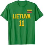 Lithuania or Lietuva Design in Basketball Style T-Shirt