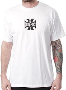 Tee Shirt West Coast Choppers Iron Cross Blanc (Xxl , Blanc)