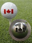 Tin Cup Oh Canada Golf Ball Custom Marker Alignment Tool