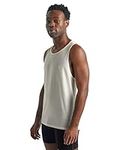 Icebreaker Men's Anatomica Tank Top - Running Vest - Merino Wool Underwear - Snow, M