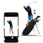 SelfieGOLF Record Golf Swing - Cell Phone Clip Holder and Training Aid - Golf Accessories | Winner of The PGA Best Product | Works with Any Smart Phone, Quick Set Up