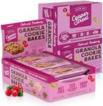 Cooper Street - Chewy Granola Bakes, Cranberry Oatmeal Cookies, Oatmeal Bars Alternative, Guilt-Free Snacks/Breakfast Cookies, No Nuts, Dairy, Soy & Artificial Ingredients, 12ct Economy 2 Packs