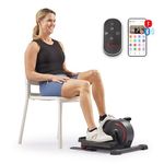 Sunny Health & Fitness Smart Electric Motorized Under Desk Elliptical (Dark Grey) - SF-E3959SMARTG