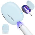 LARXREHY Toothbrush Cleaner Case - Toothbrush Covers with Holder - Portable & Rechargeable Travel Home Toothbrushes Cleaner Case - Fits Any Manual or Electric Tooth Brush Head (Blue)