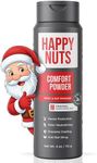 HAPPY NUTS Comfort Powder - Anti Chafing & Deodorant, Aluminum-Free, Sweat and Odor Control for Jock Itch, Groin and Men's Private Parts (6 Ounce (Pack of 1), Original)