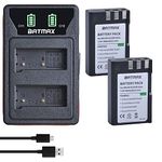 Batmax EN-EL9 Battery(2-Pack) and Compact USB Dual Charger for Nikon EN-EL9, EN-EL9a and Nikon D40 D40x D60 D3000 D5000 Cameras