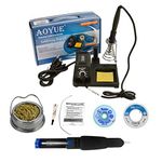 Aoyue 469 Kit includes 60 Watt Soldering Station, Solder Wire, Flux, Fast Chip Removal Alloy, Tip Cleaner, Desoldering Pump and Solder Wick