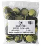 Fastrack LD Carlson Beer Bottle Crown Caps - 144 Count Gold Oxygen Absorbing for Homebrew, 26 millimeters (MK-DJ7K-8UX6)