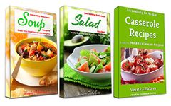 Incredibly Delicious Cookbook Bundle: Easy Soup, Salad and Casserole Recipes from the Mediterranean Region: Frugal Cooking on a Budget (Healthy Cookbook Series 12)