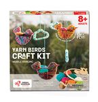 Chalk and Chuckles Art & Craft Kit for Kids - Make Your Own Bird Hanging, Age 8-14, DIY Kit, Best Gift for Boys, Girls 9, 10, 11, 12, 13 Years Old( Multicolour)