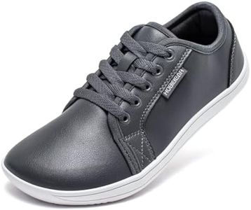 HOBIBEAR Zapatos Al Aire Libre Hombres Mujeres Zapatos De Moda Minimalistas Anchos Ligeros Y Cómodos Zapatillas para Correr Caminar Gris Talla 42