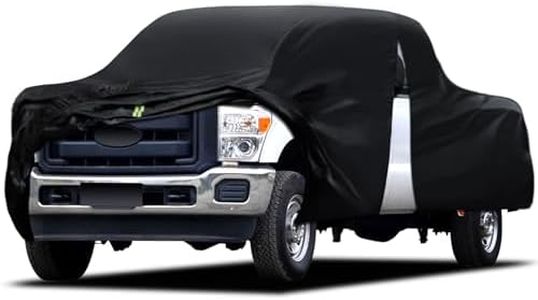 Truck Cover Waterproof All Weather, 6 Layers Pickup Cover Fit for Ford F250/F350, Chevrolet Silverado, Ram 2500, Gmc Sierra, See Size Chart (T5 Fit Truck Length Up to 266 inch)