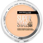 Maybelline Powder Foundation, Long-lasting 24H Wear, Medium to Full Coverage, Transfer, Water & Sweat Resistant, SuperStay 24H Hybrid Powder Foundation, 06