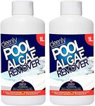 Cleenly Pool Algae Remover - Removes & Prevents the Growth of Algae in Water - Super Concentration and Long Lasting 2L