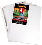 idoobi 4 Pack 18x24 Stretched Canva