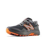 New Balance Men's, MT410V8 Trail Running Shoe, Black/Cayenne/Shadow Grey, 9 X-Wide