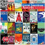 Re-Marks Great American Novels 1000-Piece Puzzle for All Ages, Family Jigsaw Puzzle