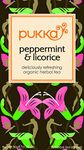 (3 PACK) - Pukka Herbs - Org WWF P/mint & Licorice Tea | 20 sachet | 3 PACK B...