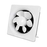 FLYHERO 10"/12" Extractor Fan Wall Mount Ventilation Exhaust Fan Kitchen Bathroom Garage Window Ceiling Ventilation Fan White (12 inch)