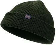 CLAPE Winter Warm Knit Cuffed Beanie Hat for Men Women Soft Stretchy Rolled Cuff Skull Cap Swag Watch Cap for Cold Weather