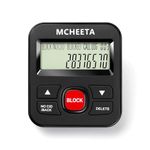 Mcheeta Call Blocker for landline Phones, Caller id Box Landline Device with Blacklist, Simply Block All Unwanted Calls, Robocalls, Incoming Calls and Nuisance Calls by Pressing One Button, Black