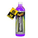 meguiars Hybrid ceramic trim restorer (473 ml), restores darkness & shine to unpainted exterior plastic, trim pieces, Fruity fragrance, Withstands rain due to Advanced ceramic technology,
