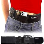 XL Ultimate Belly Band Holster for Concealed Carry | Black | Fits Gun Smith and Wesson Bodyguard, Glock 19, 17, 42, 43, P238, Ruger LCP, and Similar Sized Guns | For Men and Women (Right Hand Draw)