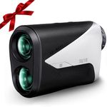 SUNPOW Golf Range Finder with Slope – Fast & Accurate 1000 Yards Laser Rangefinder ±1 Yard Precision, 7X Magnification, Flag Lock with Vibration, 5 Modes, Rechargeable, Clear LCD Display & Waterproof