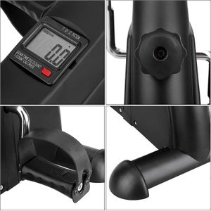 AGM Mini Under Desk Exercise Bike – LCD Display, Pedal Trainer with Mat