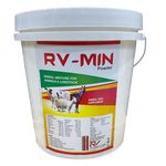 RV-MIN Mmc 15 Kg,Bucket Mineral Mixture for Cow, Buffalo,Sheep,Goat and Other Diary and Farm Animals, Powder, Milk, All Life Stages