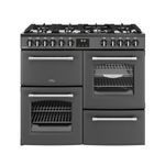 Belling Farmhouse 100cm Dual Fuel Range Cooker - Anthracite