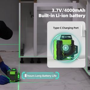 Huepar 360° Laser Level with Adjustable Tripod – Precision Tool
