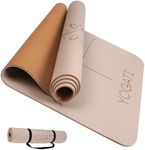 YOGATI Yoga Mat with Alignment Line