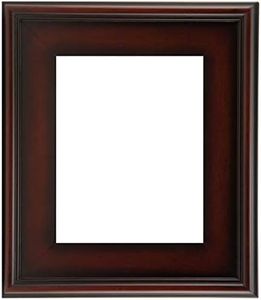 Creative Mark Plein Air Wooden Picture Frame -Single Open Frame - Size 18x24- Mahogany