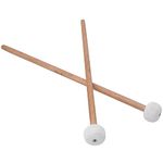 2Pcs Timpani Mallet Timpani Stick Snare Drum Mallet with Felt Head for Marching Band Snare Drum