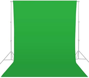 MOUNTDOG Green Screen Backdrop 6.5 x 10 ft Photography Studio Background Screen for Photos Photography Video Studio