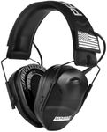 PROHEAR EM011 Slim Electronic Shooting Earmuffs for Women & Youth 23dB NRR Hearing Protection with Sound Amplification – Gel Cushions for All-Day Comfort Lightweight & Compact – Black