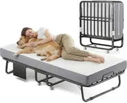 Decofy Folding Bed with Memory Foam